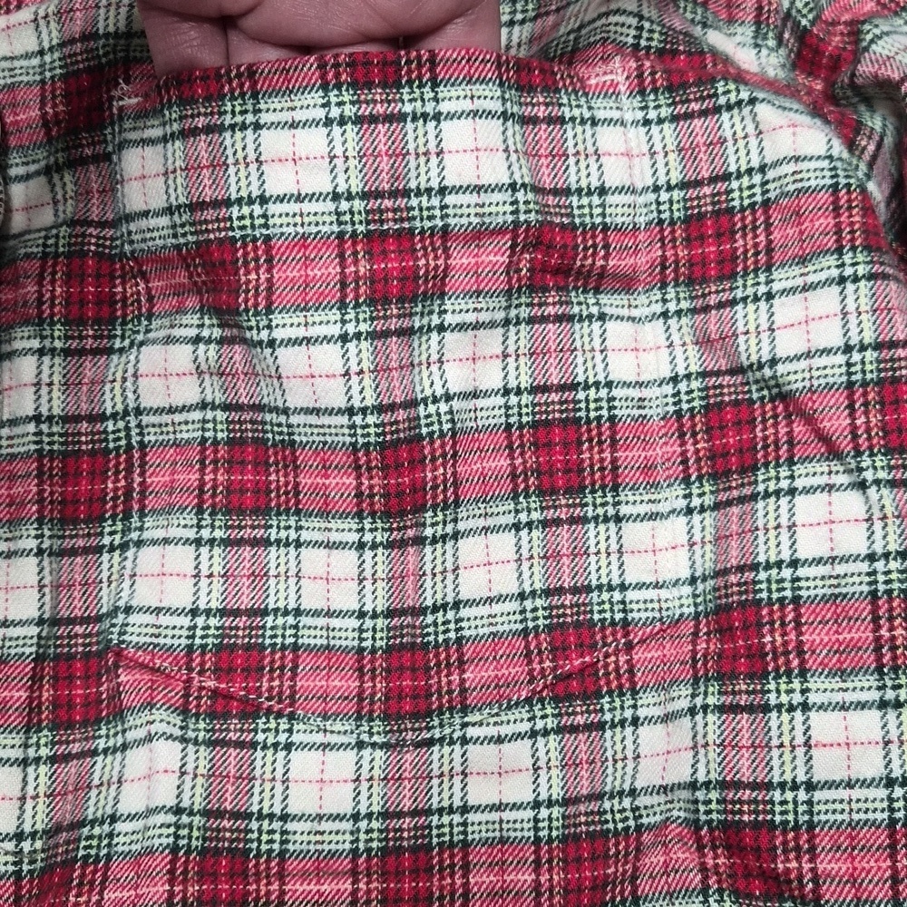 Alpine Design Red and White Plaid Button Down Shirt NWT Size M - Picture 5 of 12